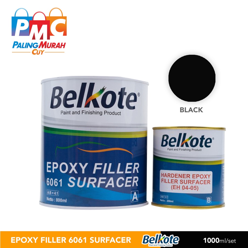 Jual Epoxy Filler Belkote Cat Dasar Komponen Kg L Set Shopee