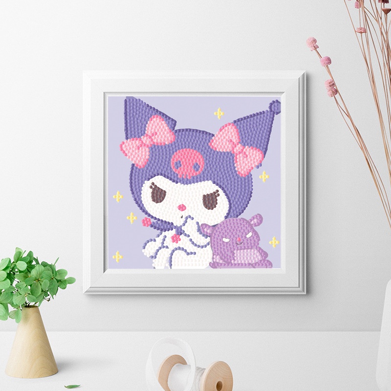 Jual D Diamond Painting Full Set Kit Sanrio Lukisan Bingkai Diamond