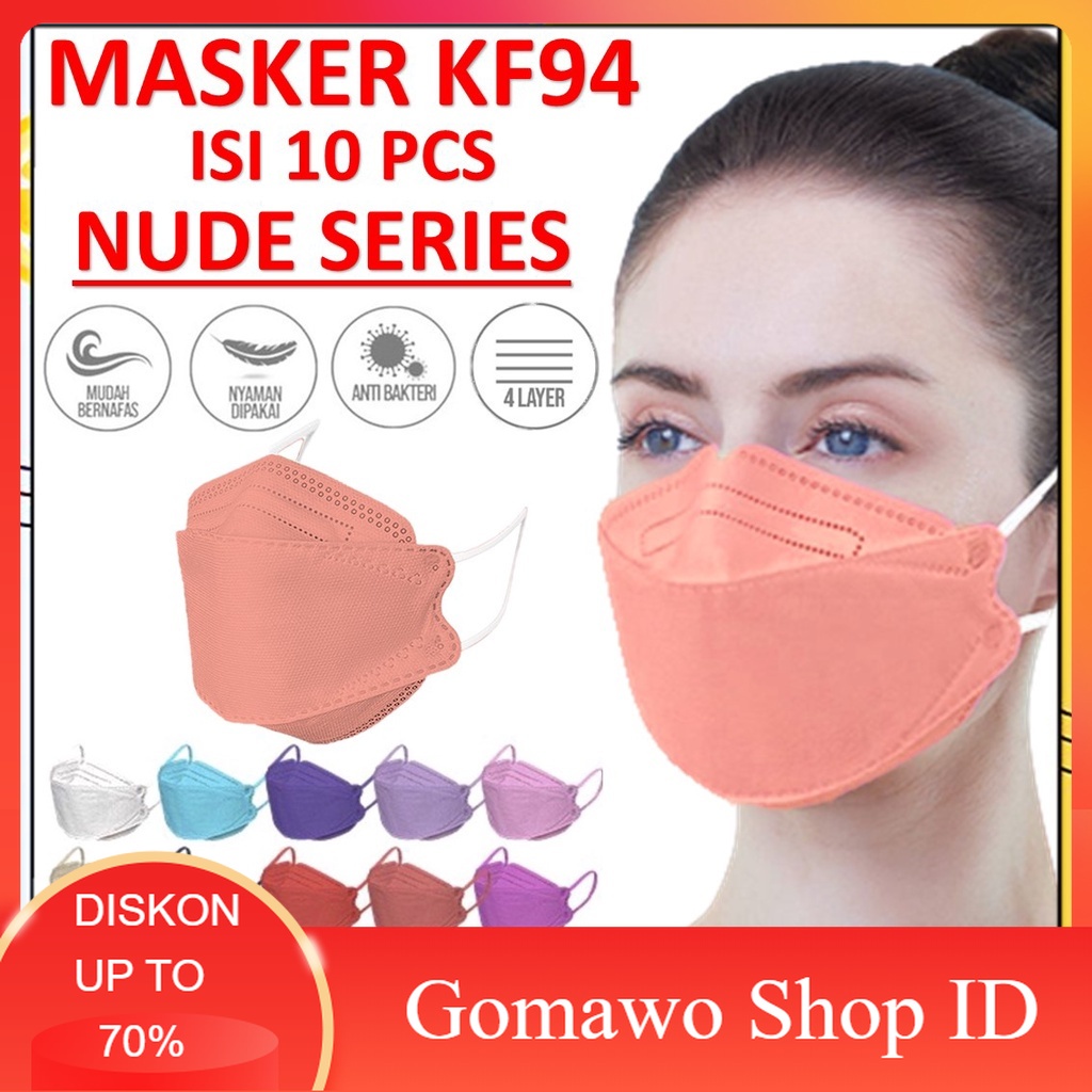 Jual Hc Masker Kf Warna Nude Isi Pcs Shopee Indonesia