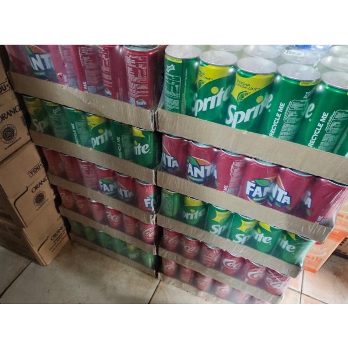 Jual Fanta Sprite Coca Cola Slim Kaleng Pcs Karton Ml New