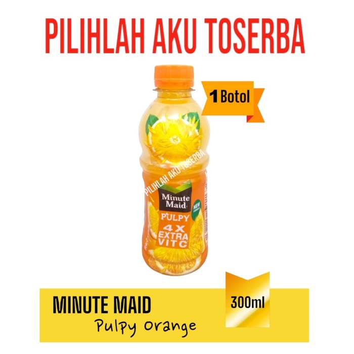 Jual Minute Maid Pulpy Orange Botol Pet Ml Harga Botol