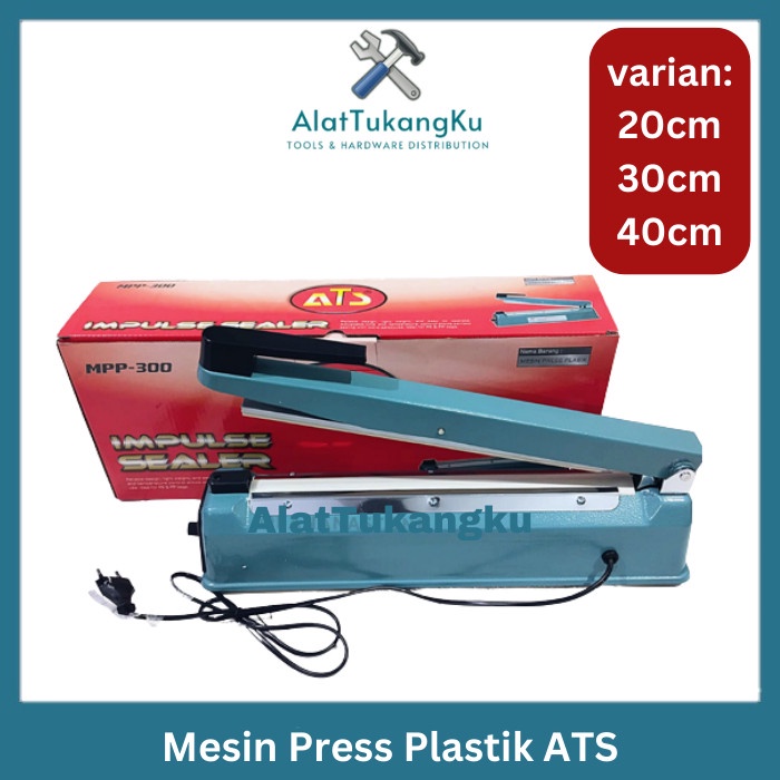 Jual Mesin Press Perekat Plastik 20 30 40 Cm ATS Body Besi IMPULSE