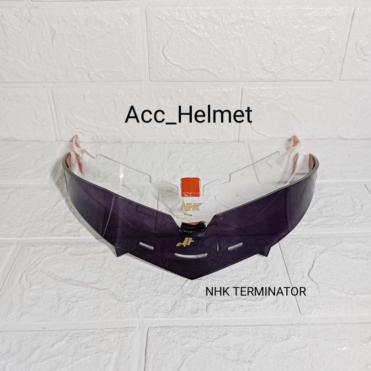 Jual SPOILER 2D HELM NHK TERMINATOR AKRILIK TEBAL 3MM Shopee Indonesia