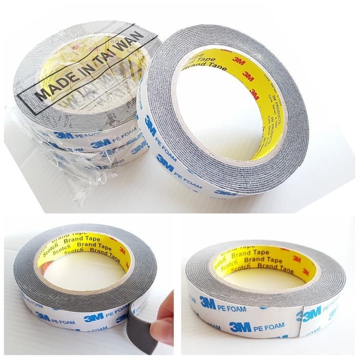 Jual Double Tape 3M Putih PE Foam 1600 T White 20mm X 4Mtr Shopee