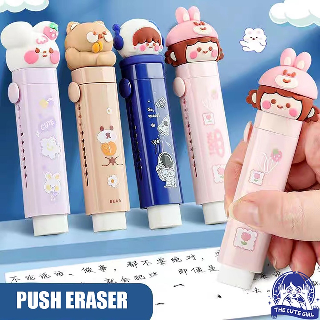 Jual Push Eraser Sliding Eraser Penghapus Mekanik Hapusan Mekanik