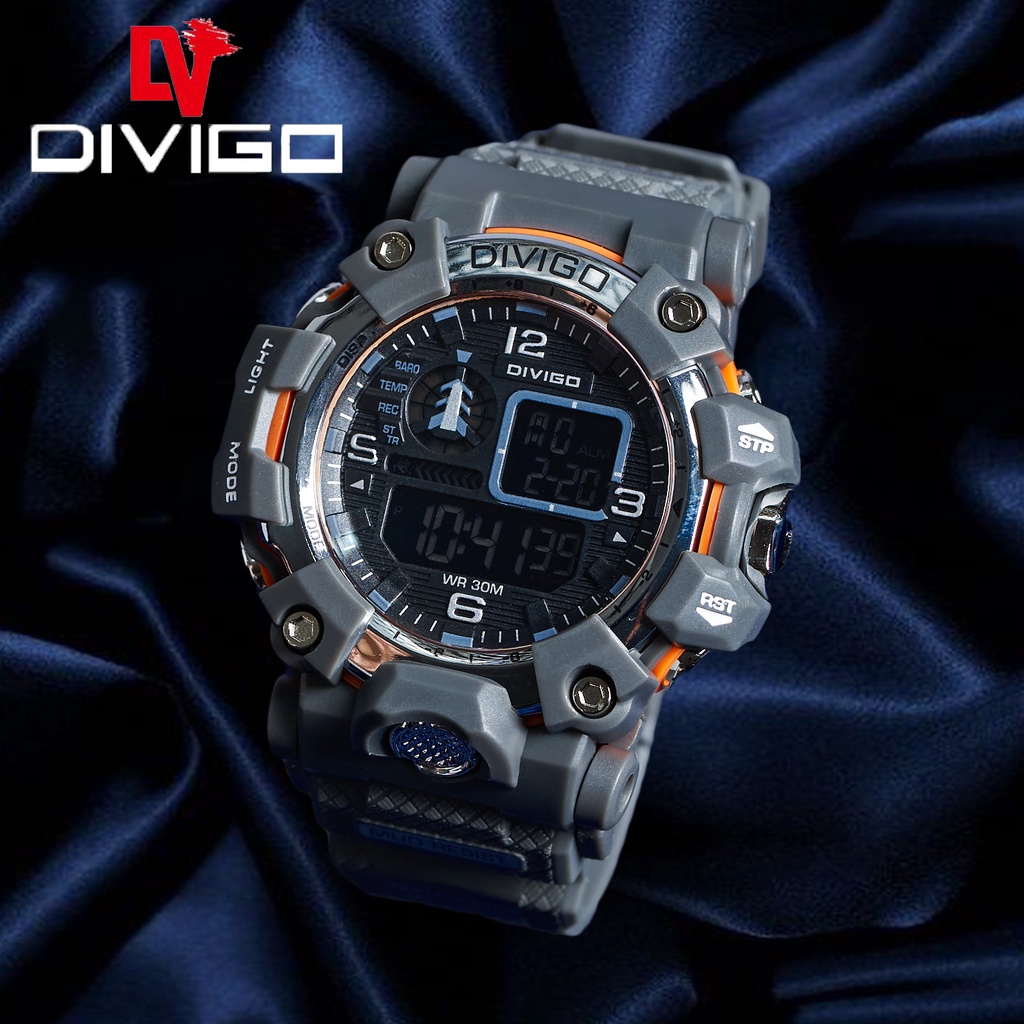 Jual Jam Tangan Digital Pria Divigo Dv Original Water Resist Atm