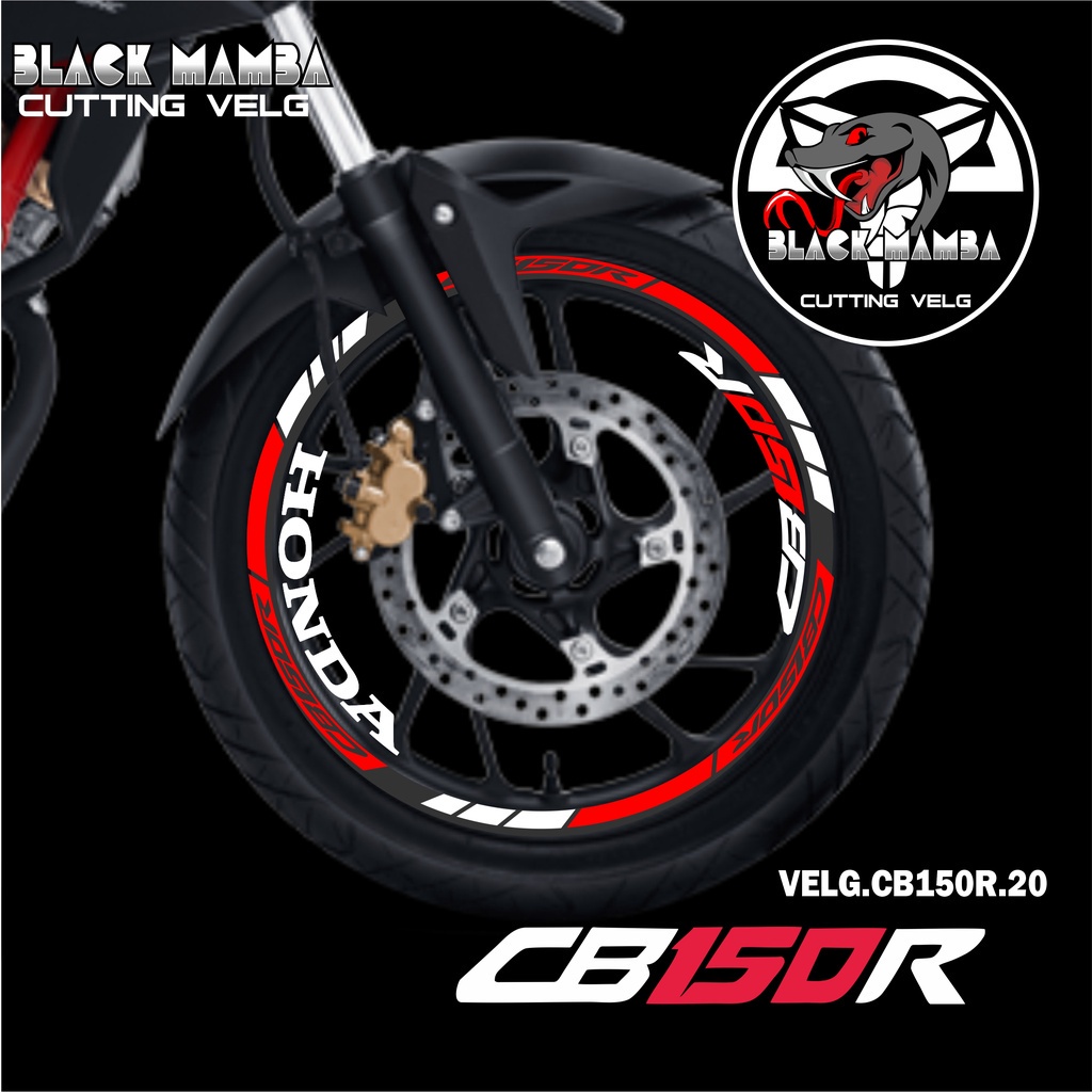 Jual COD CUTTING STICKER VELG CB150R STIKER LIS LIST VARIASI BAN