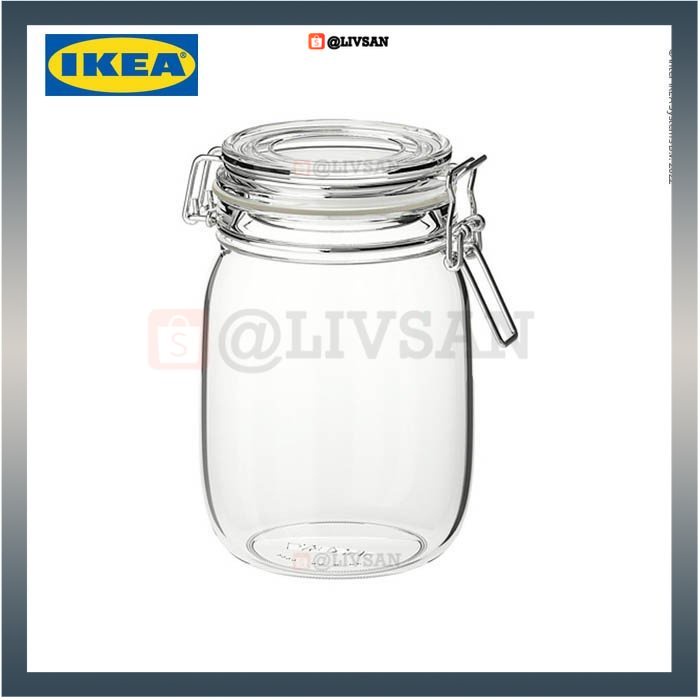 Jual Korken Stoples Dengan Penutup Kaca Bening Liter Toples Beling