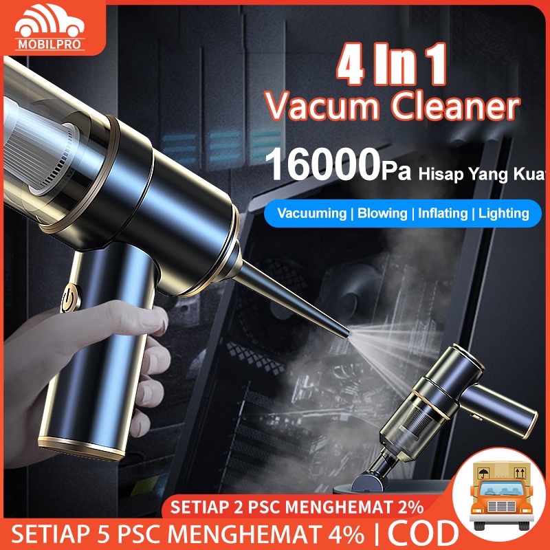 Jual 16000Pa Wireless Vacum Cleaner 60000rmp Air Duster Blower Portable