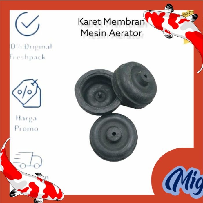 Jual Karet Sparepart Mesin Pompa Udara Aerator Klep Membran Pcs