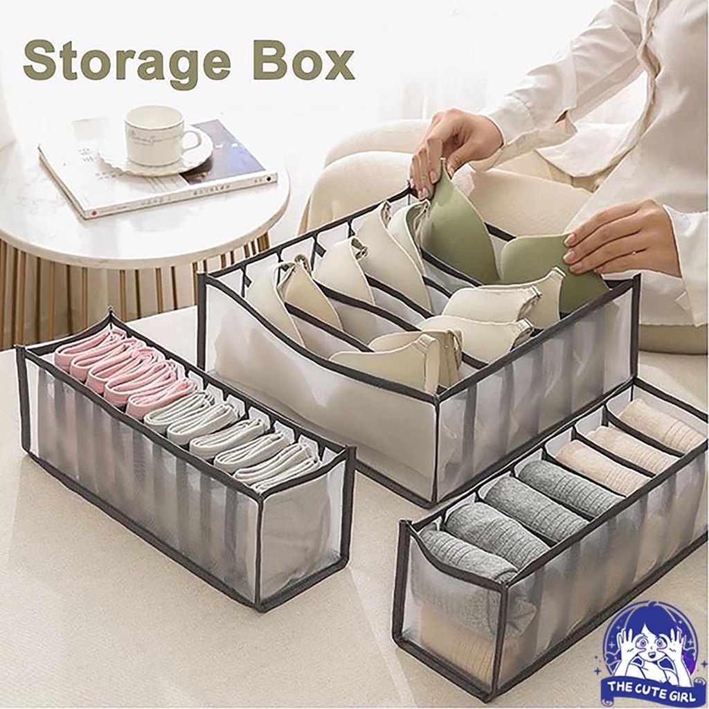 Jual Storage Box Organizer Celana Dalam Tempat Penyimpanan Kotak Bra BH