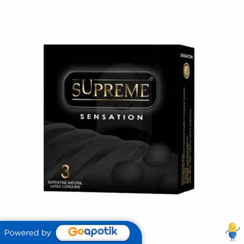 Jual Supreme Sensation Kondom Box Pcs Shopee Indonesia