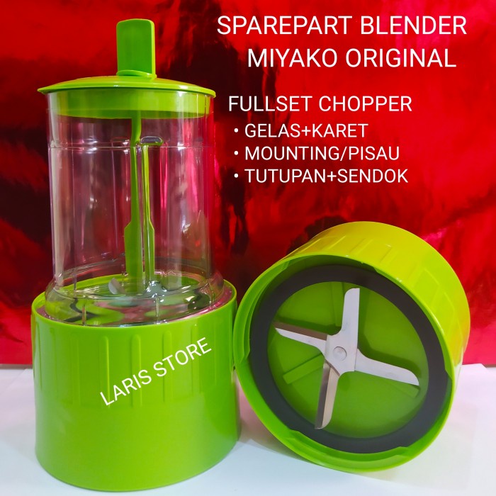 Jual NEW Gelas Bumbu Chopper Wetmill Blender Miyako Type 101PL 102PL