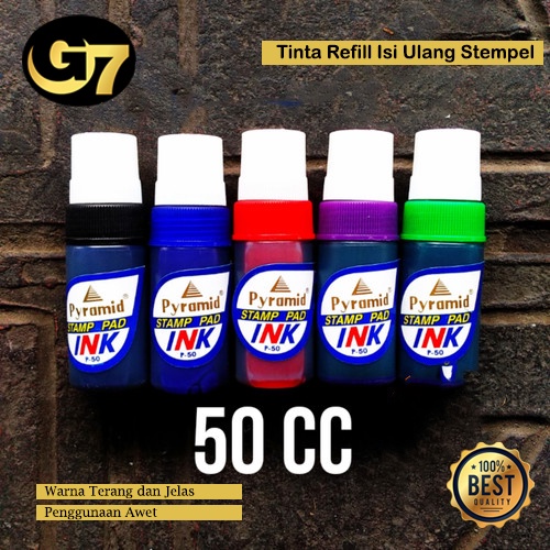 Jual Tinta Permanen Isi Ulang Stempel Bak Cap Refill Ink Stamp Pad