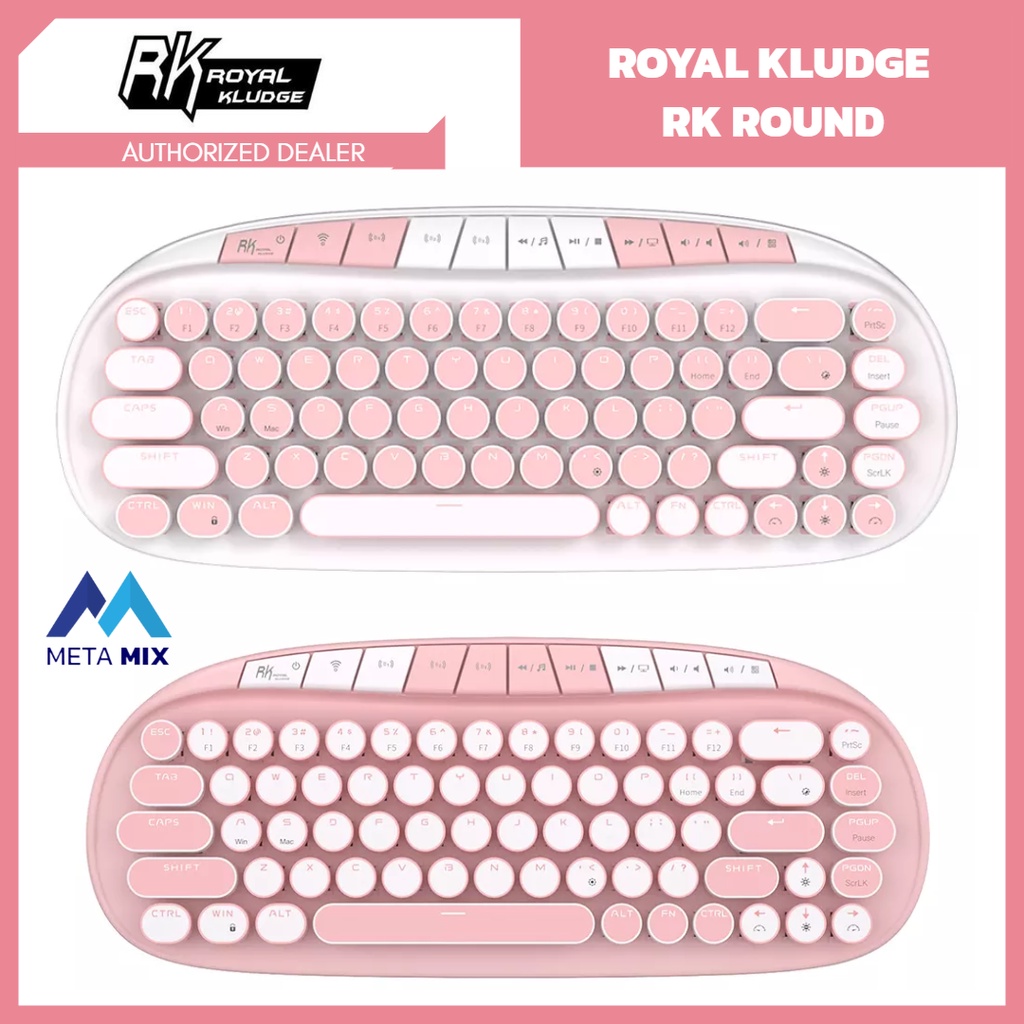 Jual Royal Kludge Rk Round Mechanical Keyboard Gaming Rgb Hotswap