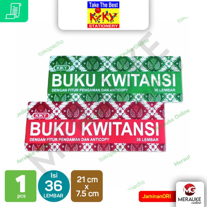 Jual Buku Kwitansi KIKY 36 Lembar Mini Shopee Indonesia