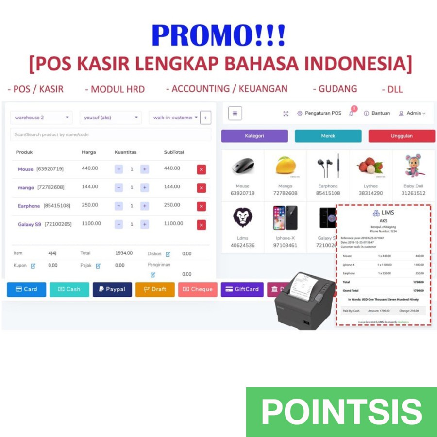 Jual Dvd Source Lengkap Aplikasi Software Kasir Pos Hrd Keuangan