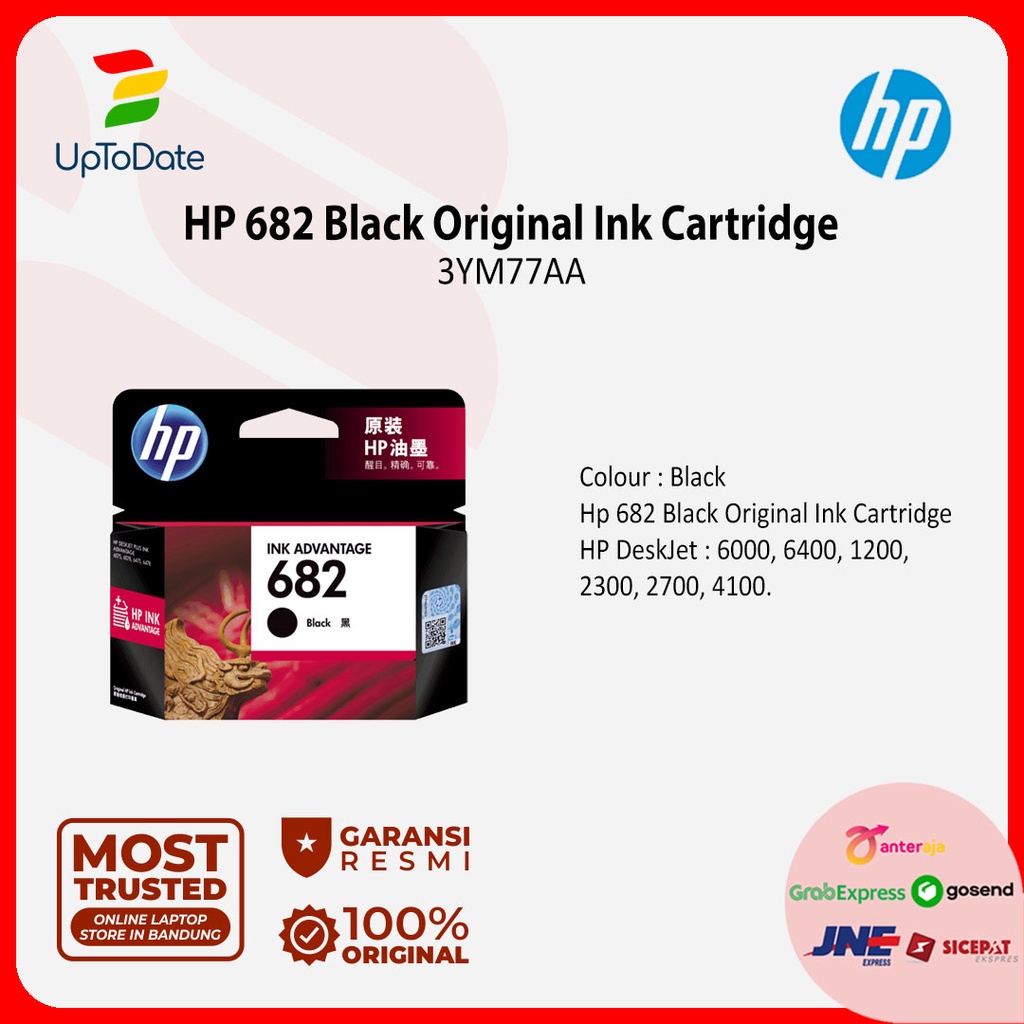 Jual Tinta Printer Hp Hitam Original Deskjet