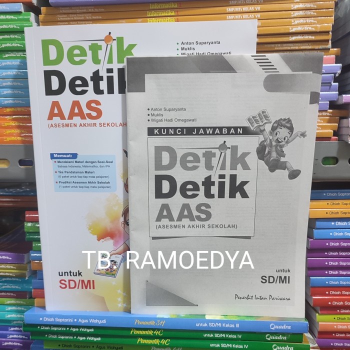 Jual Buku Detik Detik Aas Asesmen Akhir Sekolah Untuk Sd Mi Kelas