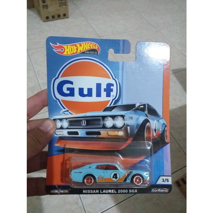 Jual Hot Wheels Premium Car Culture Gulf Nissan Laurel 2000 SGX