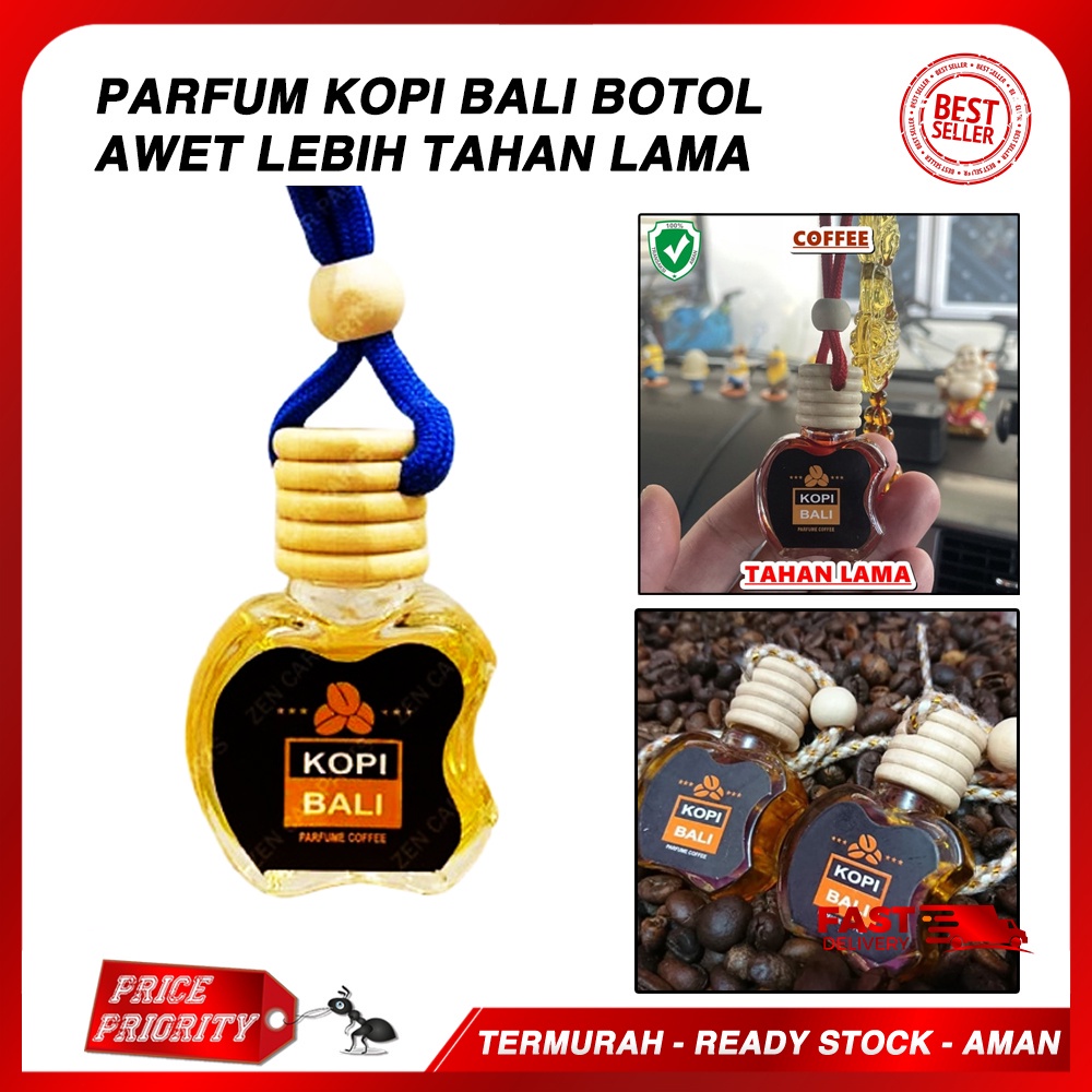 Jual Pengharum Mobil Pewangi Mobil Aroma KOPI BALI BOTOL APEL Gantung