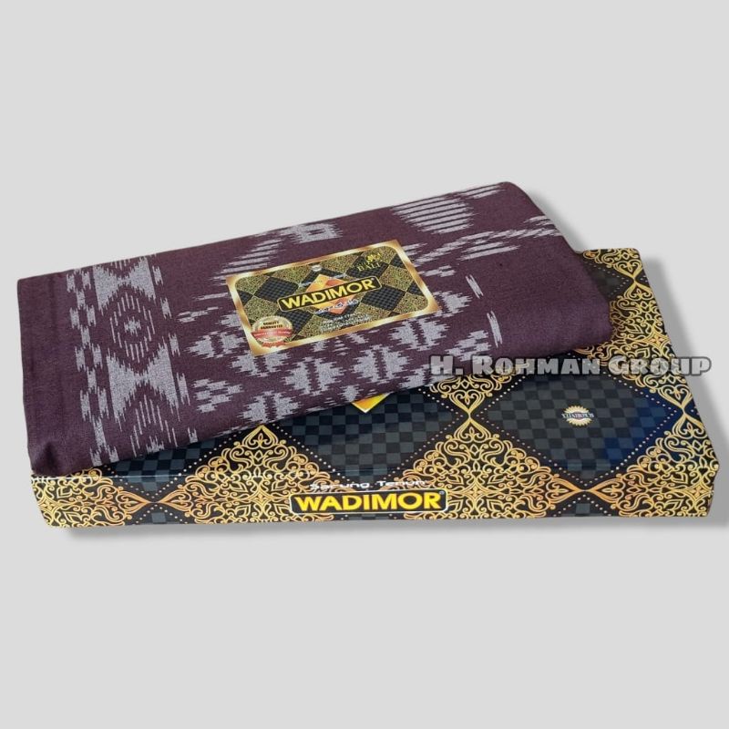 Jual SARUNG WADIMOR MOTIF BATIK BALI HITAM POLOS Murah Dan