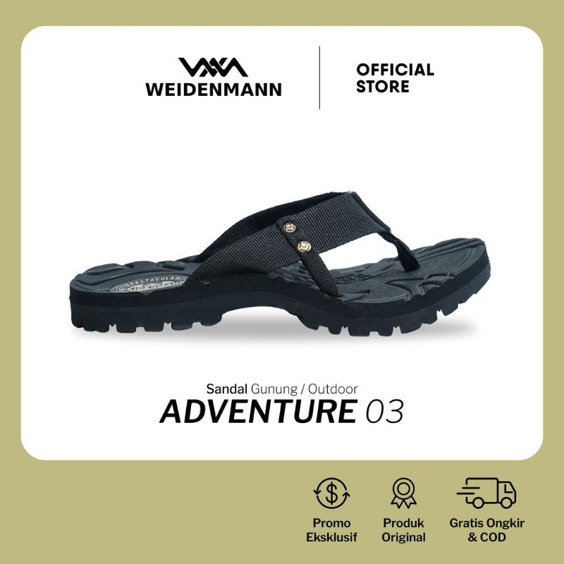 Jual Sendal Gunung Weidenmann Adventure Original Sendal Jepit Sendal