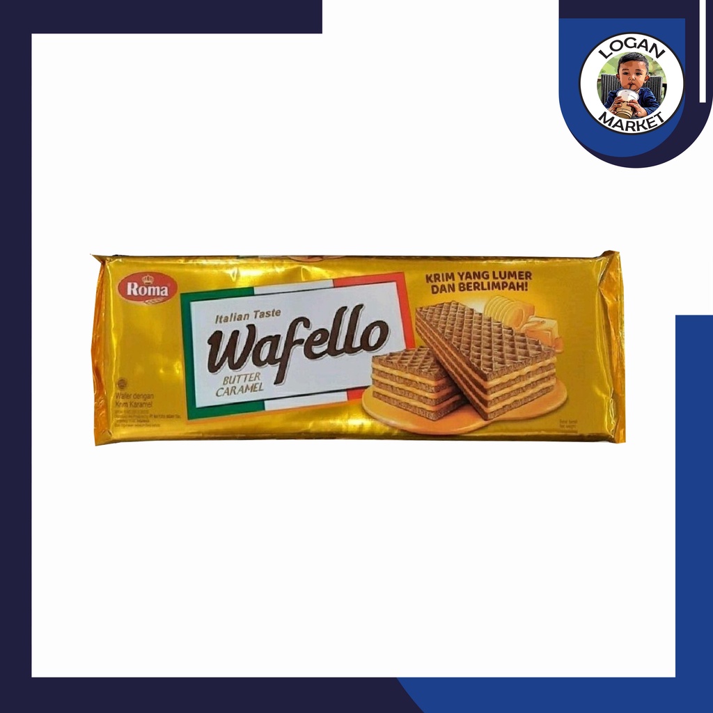 Jual Wafello Butter Caramel Wafer 114gram 114 Gram Shopee Indonesia