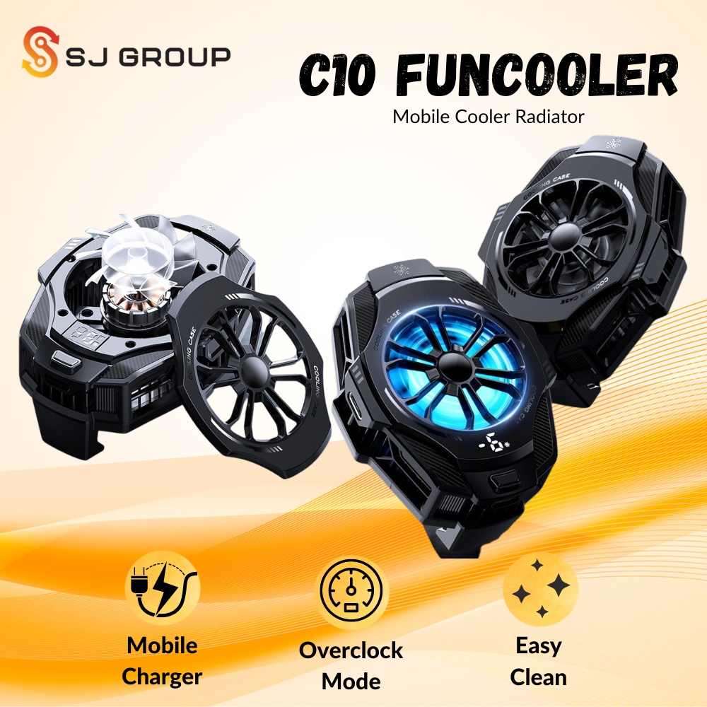 Jual C10 Funcooler Mobile Cooling Radiator Pendingin HP Gaming Phone