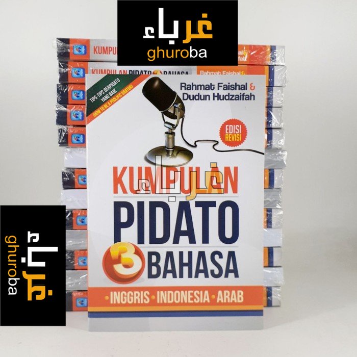 Jual Buku Kumpulan Pidato Bahasa Inggris Indonesia Arab Pustaka