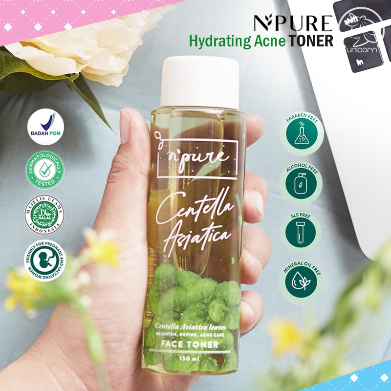 Jual NPURE Hydarting Acne Toner 30 Ml 150 Ml Face Toner Centella