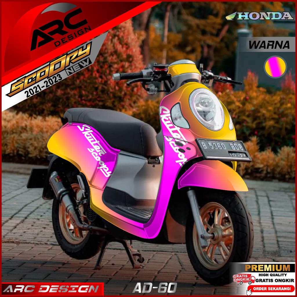 Jual Cod Terbaru Decal Sticker Dekal Stiker Variasi Motor Honda All