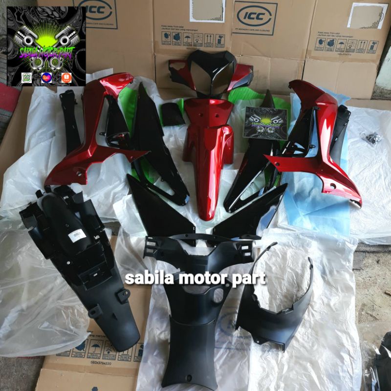 Jual Full Set Cover Body Halus Dan Kasar Honda Supra X 125 R 125