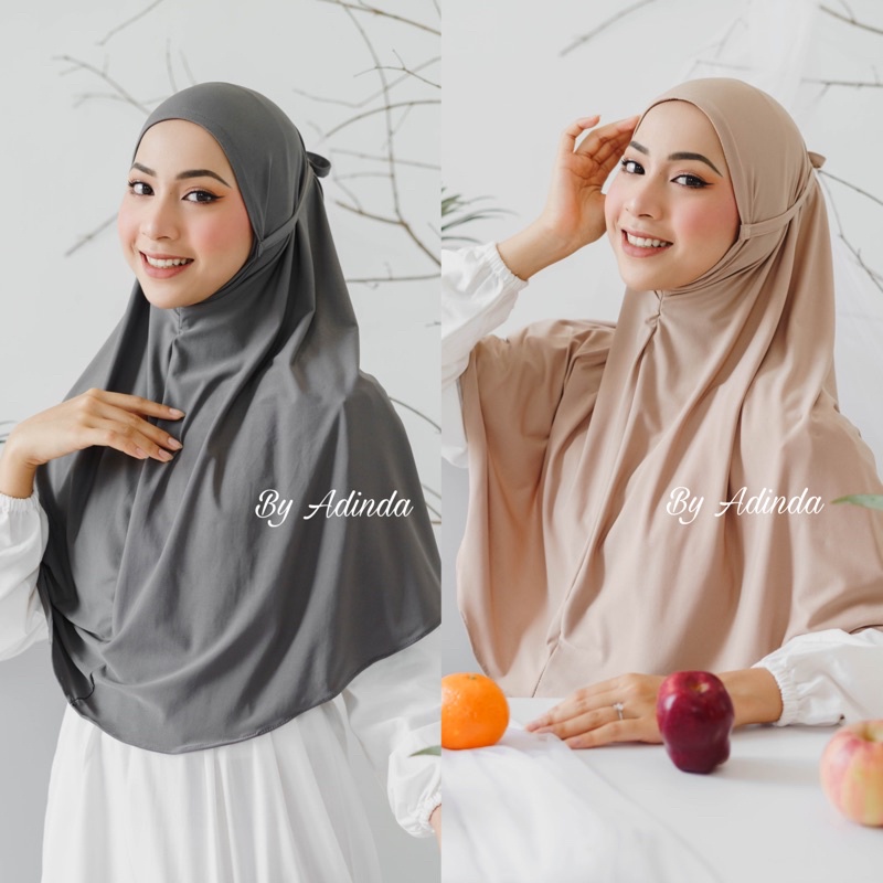 Jual Bergo Instant Zakia Maryam Jumbo Tali Jersey Instan Syari Premium