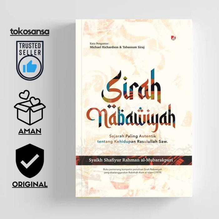 Jual Buku Sirah Nabawiyah Hard Cover Sejarah Paling Autentik Tentang