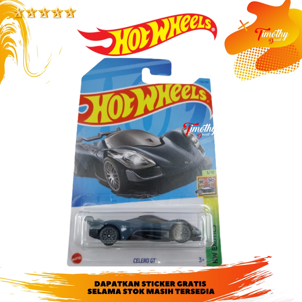 Jual Hot Wheels Celero GT Dark Grey Hw Exotics Shopee Indonesia