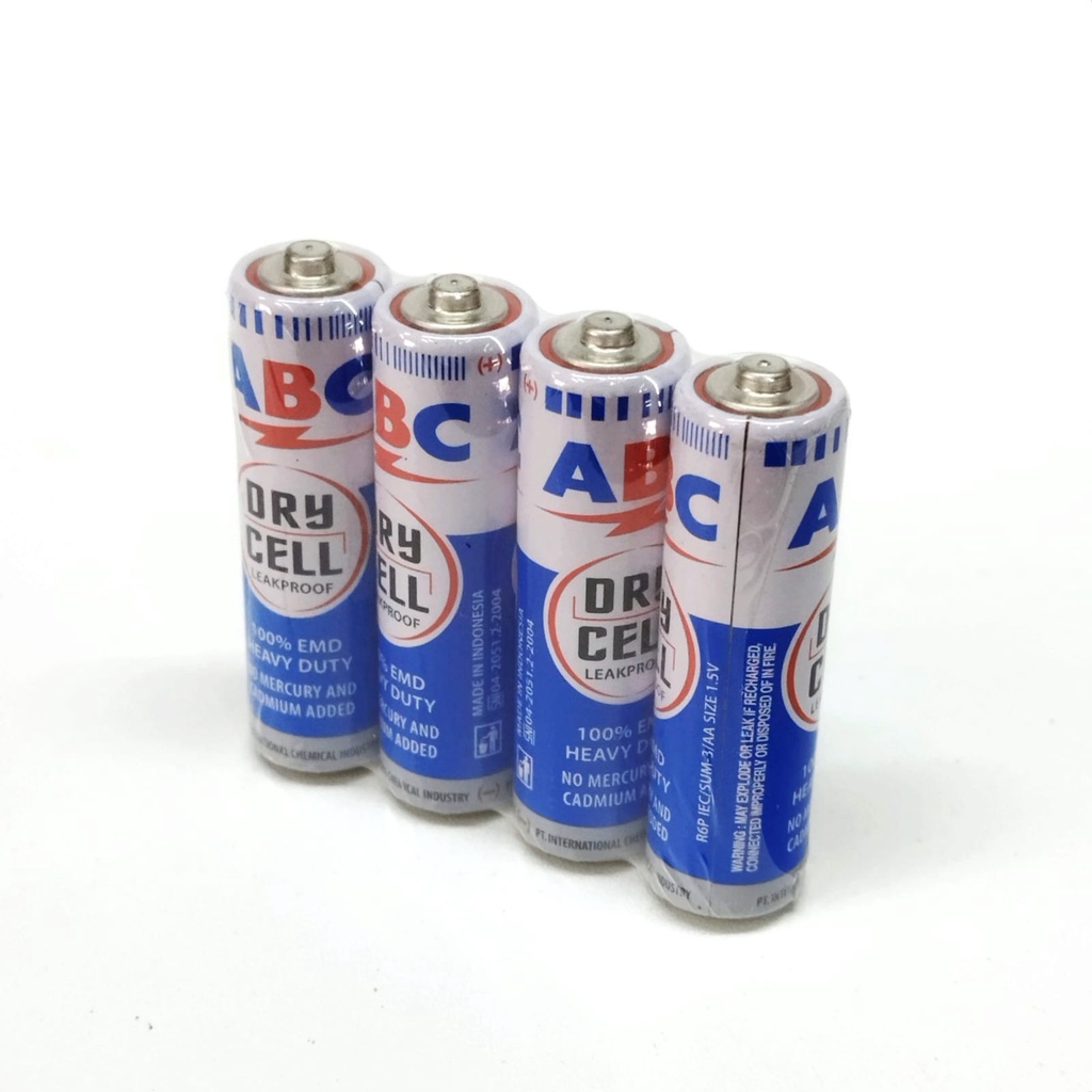 Jual Battery Aa Abc Biru Dry Cell Heavy Duty Pcs Shopee Indonesia