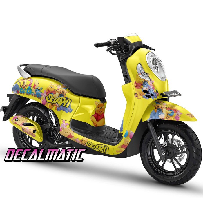 Jual Decal Full Body Stiker Dashboard Scoopy Semua Tipe Winnie The