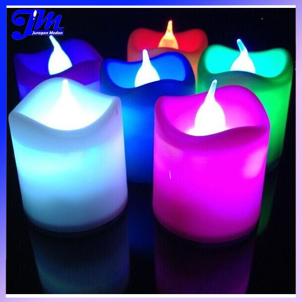 Jual Lampu Lilin Electric Led Mini Candle Portable Light Dekorasi Kamar