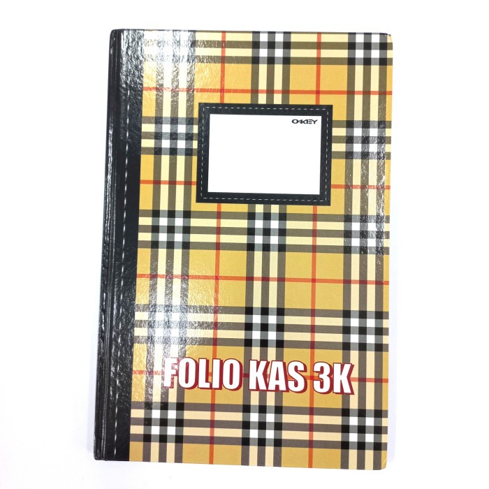 Jual Hard Cover KIKY OKEY Folio Kas 3 Kolom 100 Lembar Shopee Indonesia