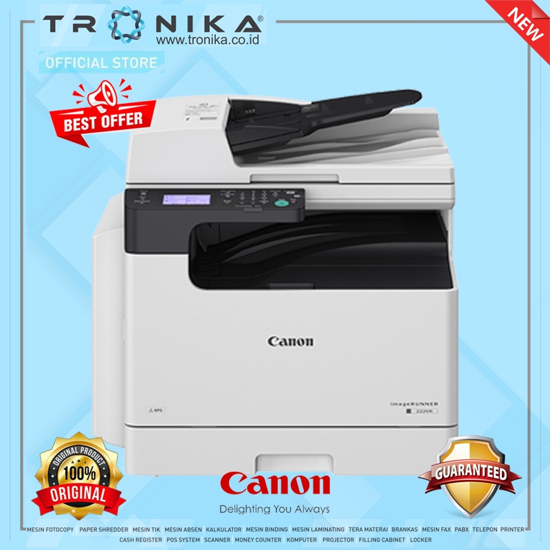 Jual MESIN FOTOCOPY CANON IR 2224N DADF ORIGINAL GARANSI RESMI