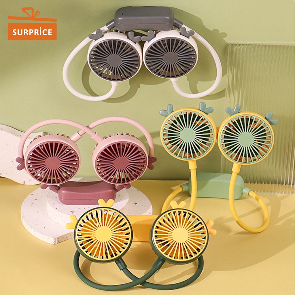 Jual Surprice Kipas Angin Mini Gantung Leher Portable Usb Mini Fan