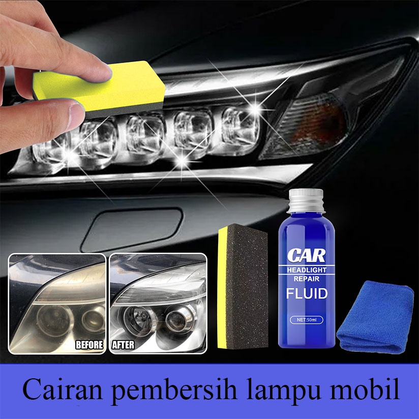 Jual Headlight Polish Restorer Cairan Pembersih Kaca Mika Lampu Mobil