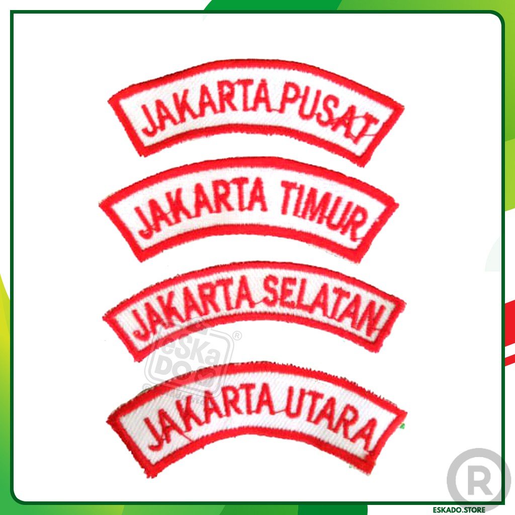 Jual Bordir Bet Badge Pramuka Tanda Lokasi Krcab Jakarta Full Bordir