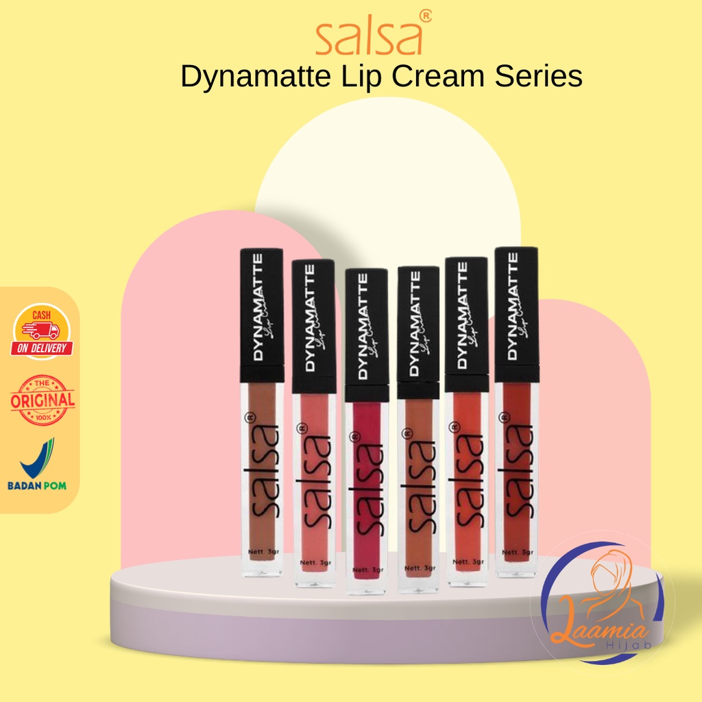 Jual Salsa Dynamatte Lip Cream Series Long Lasting Matte Lipcream New