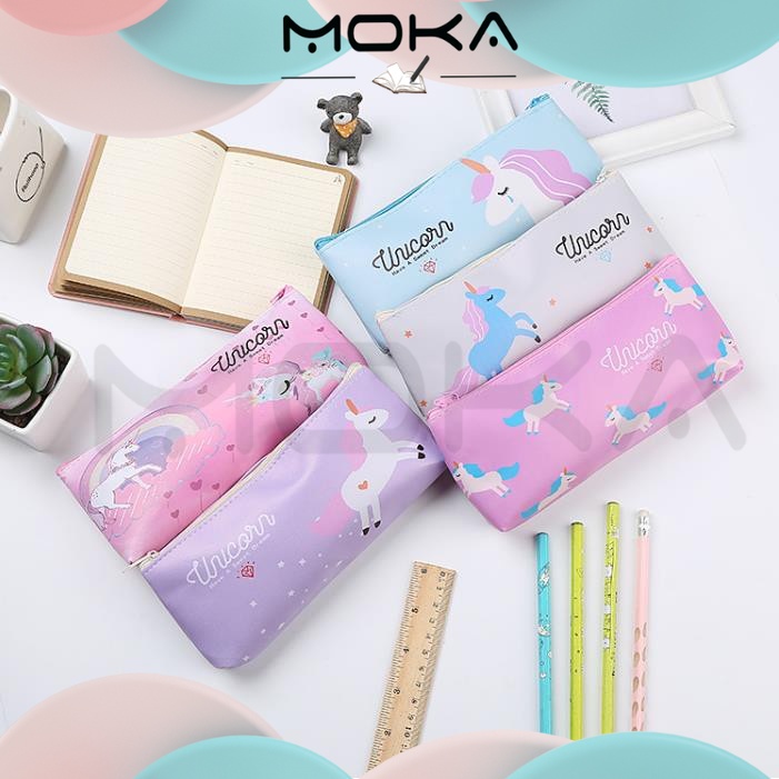 Jual Moka Kotak Pensil Motif Unicorn Lucu Unik Tempat Alat Tulis