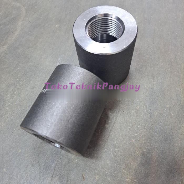 Jual Socket Full Coupling 1 2 Inch DN 50 CS Besi Class 6000 NPT