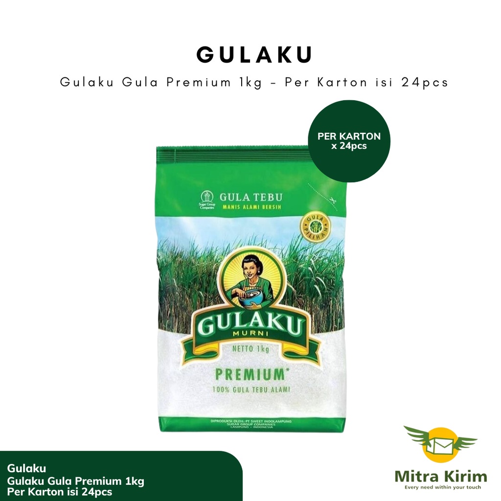 Jual Gula Gulaku 1kg Per Dus Isi 24 Pack Shopee Indonesia