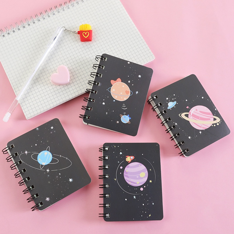 Jual NOTEBOOK RING MOTIF GALAXY BUKU CATATAN RING BUKU TULIS RING