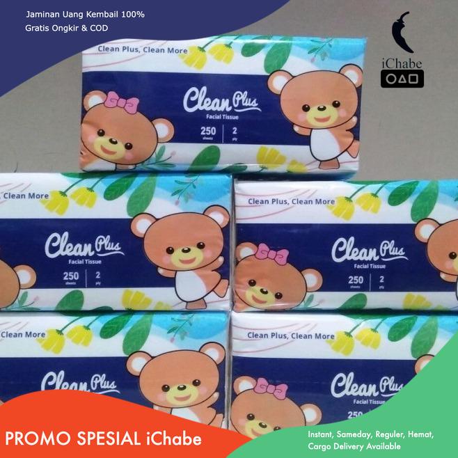 Jual Bisa COD HC PROMO TISSUE FACIAL CLEAN PLUS NICE CELYN 250 200